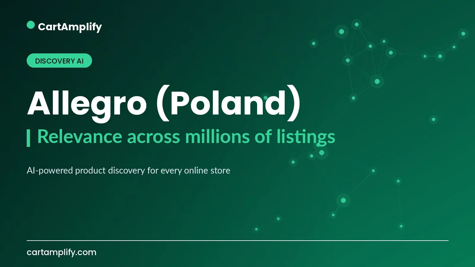 Allegro (Poland) — Discovery AI case study cover for the CartAmplify blog