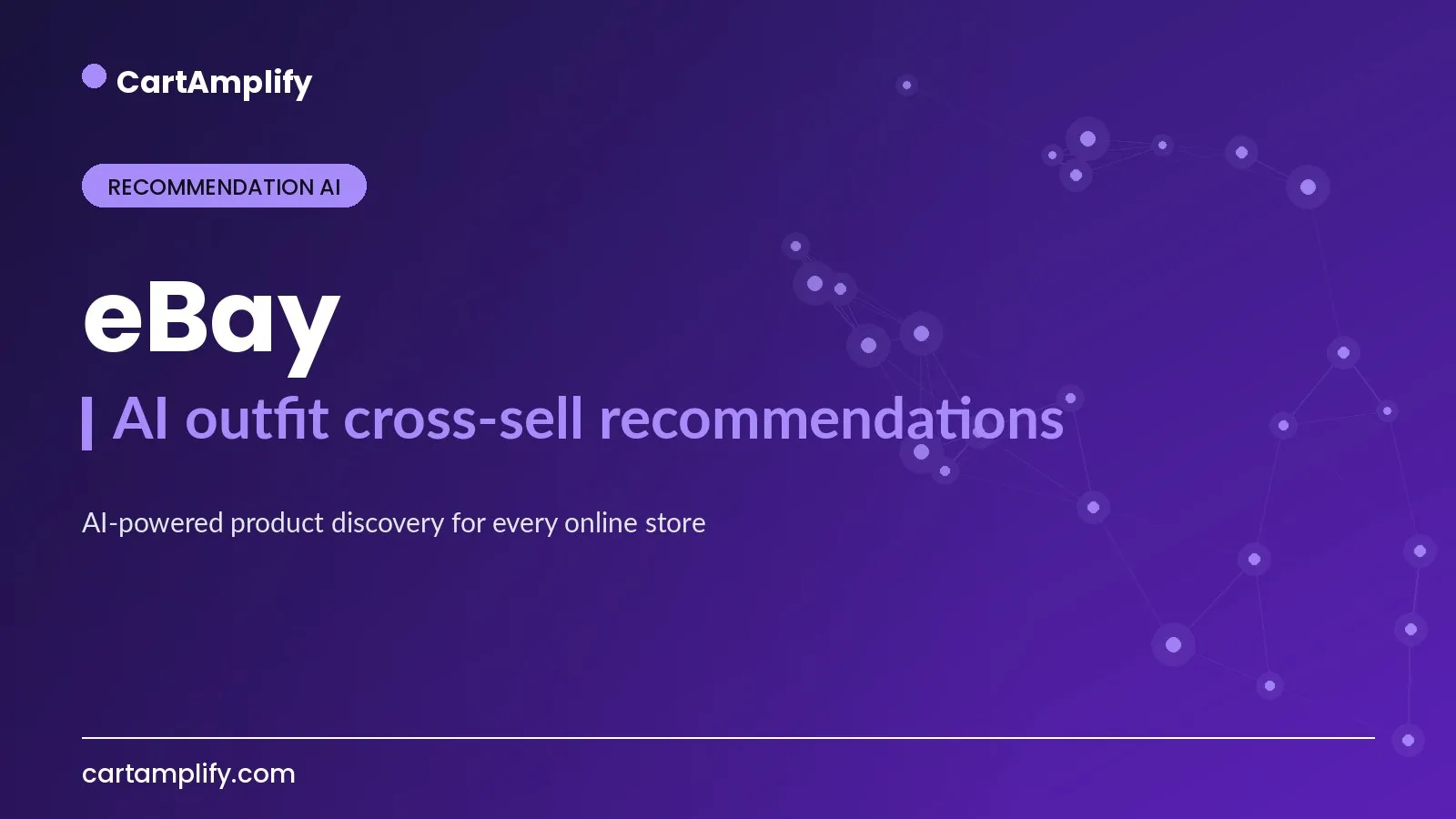 eBay — Recommendation AI case study cover for the CartAmplify blog