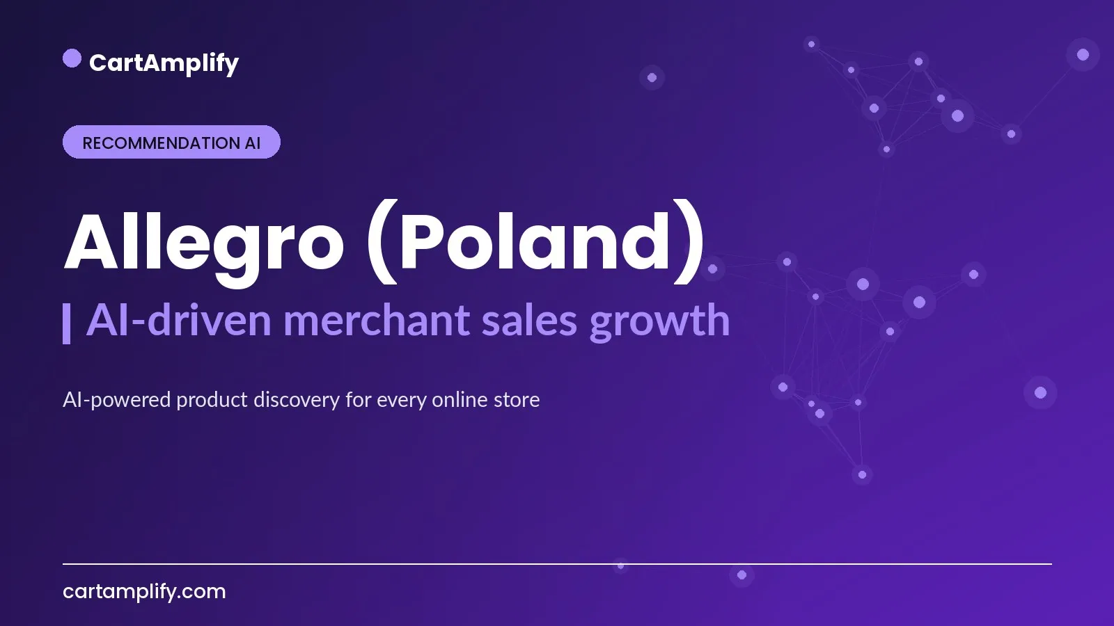 Allegro (Poland) — Recommendation AI case study cover for the CartAmplify blog