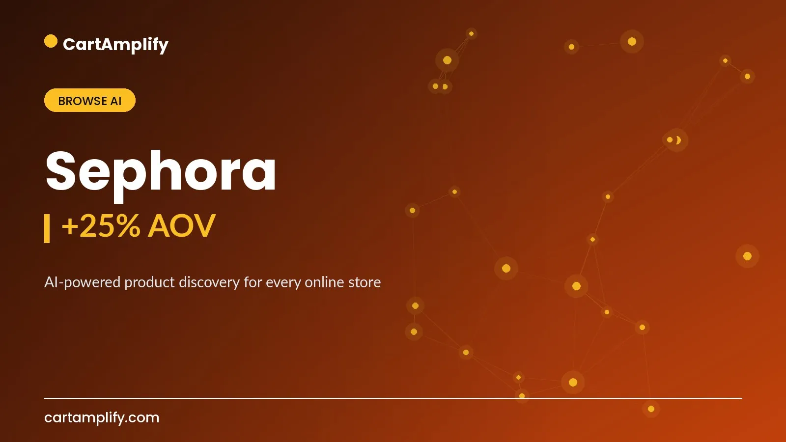 Sephora — Browse AI case study cover for the CartAmplify blog